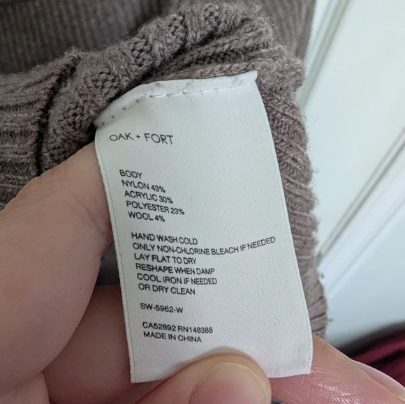 Oak and Fort | Square Neck Sweater - Picture 4 of 6